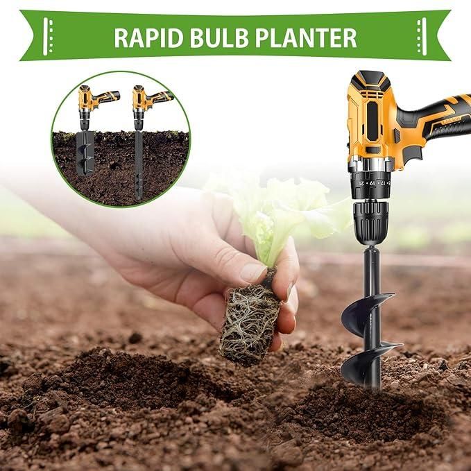 Spiral Hole Non-Slip Earth Drill – Effortless Digging for Garden