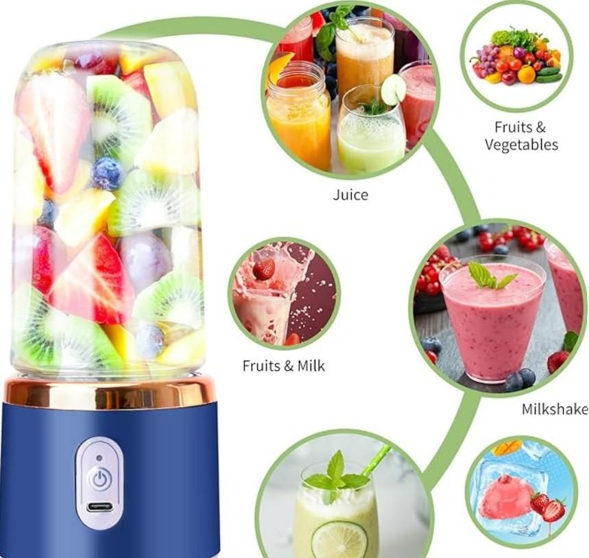 Small Portable Juicer – Fresh Juice Anytime, Anywhere!